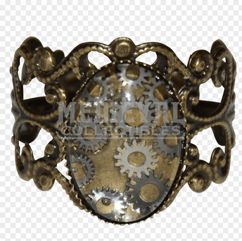 Steampunk Gear 01504 Silver Metal PNG