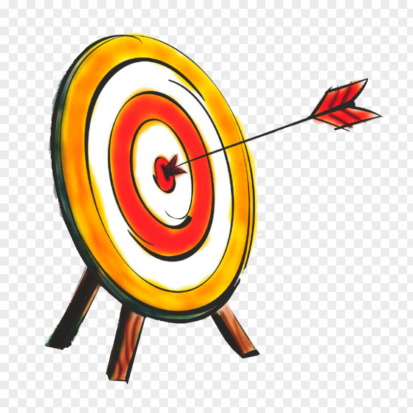 Target Bullseye Shooting Arrow Archery Clip Art PNG