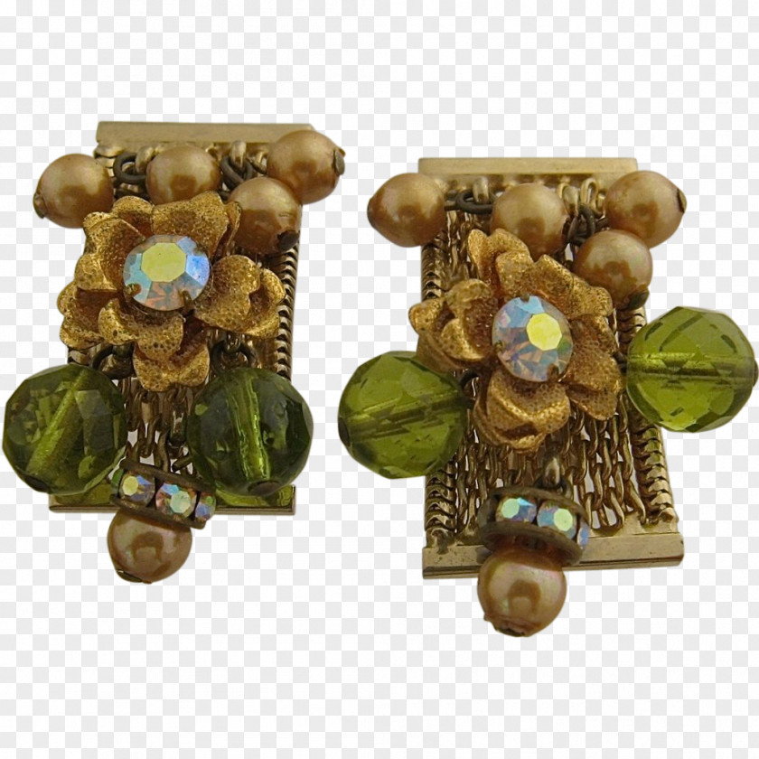 1960s Flower Earrings Earring Mesh Christmas Ornament PNG