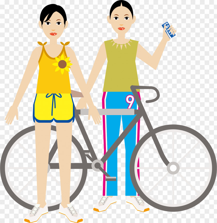 Come Home From School Bicycle Cartoon Cycling Illustration PNG