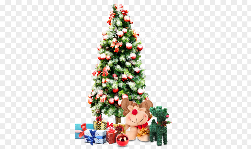Creative Christmas Tree Santa Claus Ornament PNG