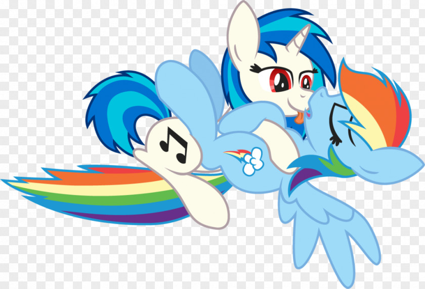 Rainbow Dash Applejack Pony Phonograph Record Disc Jockey PNG