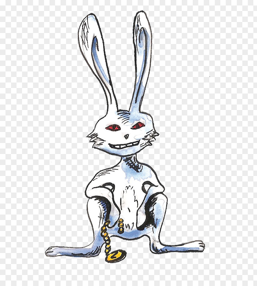 Alice In Wonderland Illustration Hare Line Art Canidae Clip PNG