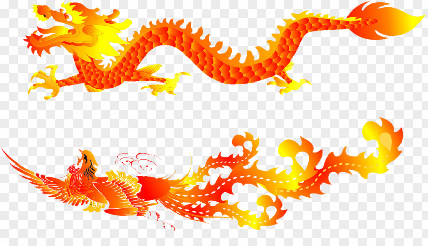Dragon Fenghuang County Poster PNG
