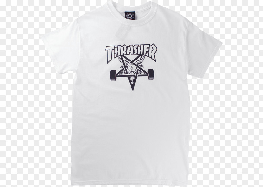 T-shirt Thrasher Presents Skate And Destroy Skateboard PNG