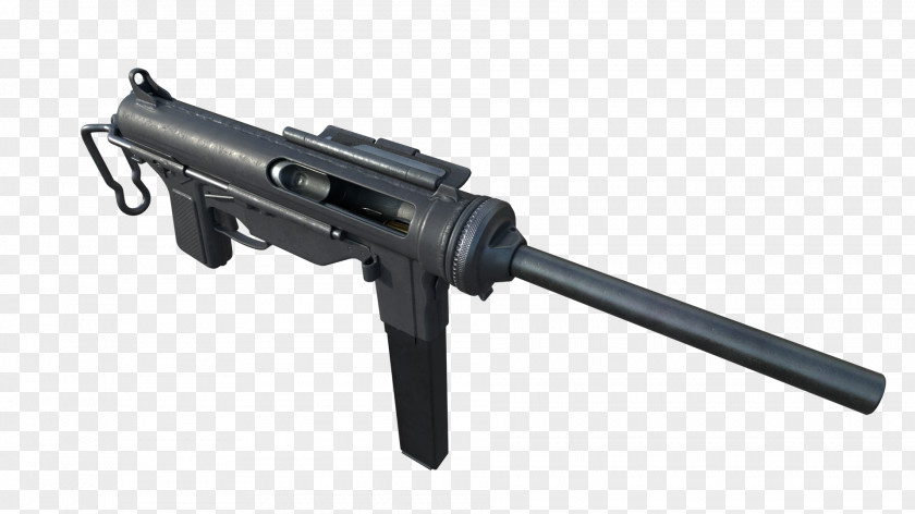 Weapon Trigger Firearm M3 Submachine Gun PNG