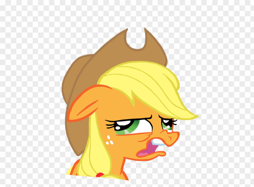 Angry Human Applejack Desktop Wallpaper Yellow PNG