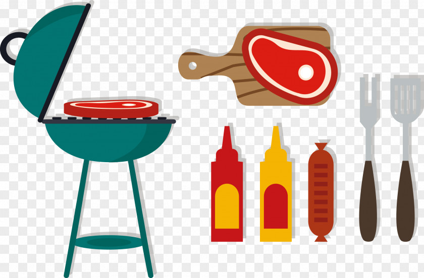 Fast Vector Big Meat Barbecue Euclidean PNG