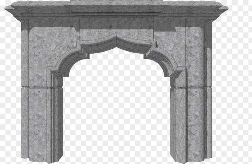 Gray Stone Pillar Material Free To Pull Column Grey PNG