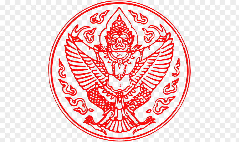 Thailand Emblem Of Garuda Symbol PNG