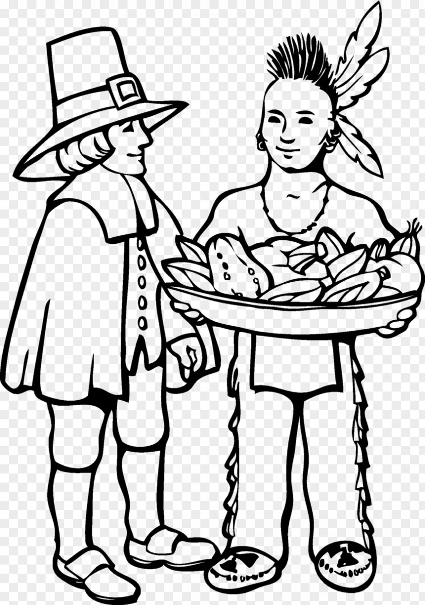 Thanks Giving Day Squanto Pilgrims Thanksgiving Coloring Book Public Holiday PNG