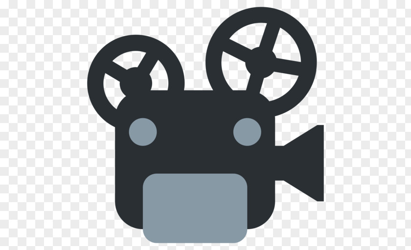Cine Hollywood Emoji Cinema Movie Projector Film PNG