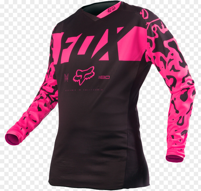 Personalized X Chin Fox Racing T-shirt Jersey Woman Clothing PNG