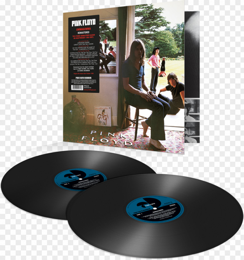 Ummagumma Pink Floyd Phonograph Record LP The Piper At Gates Of Dawn PNG