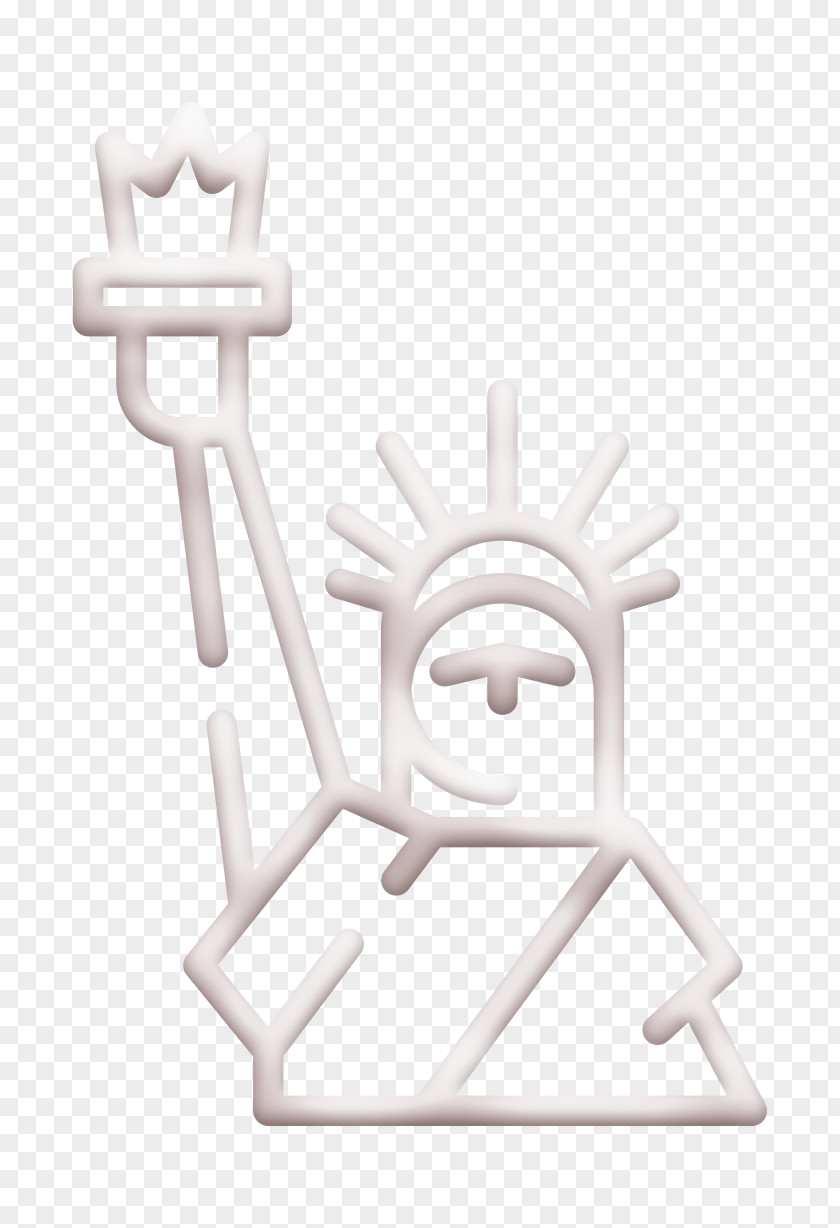 America Icon Travel & Places Emoticons Statue Of Liberty PNG