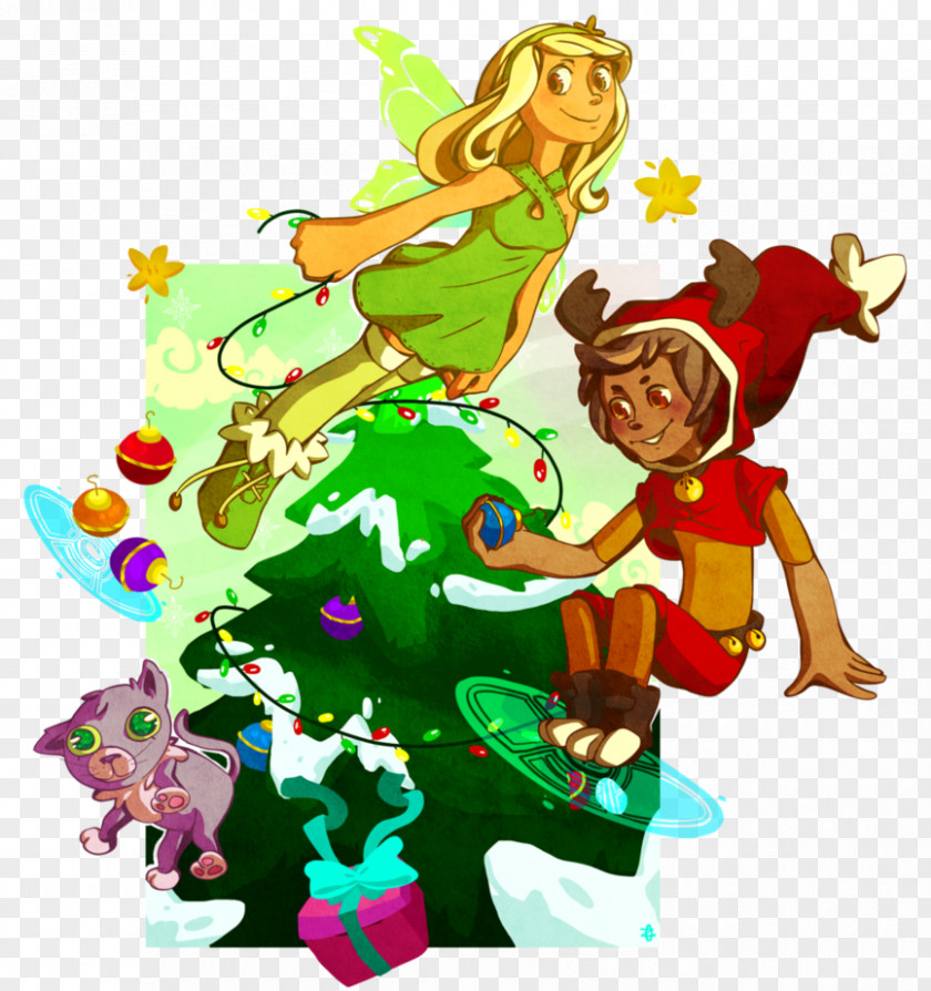 Christmas Tree Illustration Clip Art Ornament Day PNG