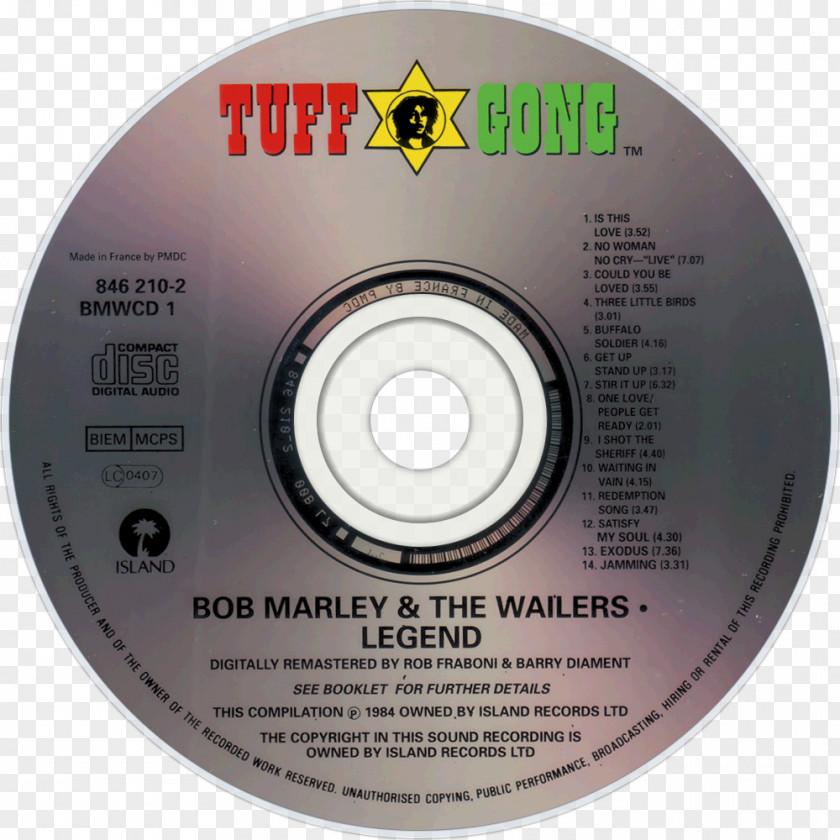 Compact Disc Legend Bob Marley And The Wailers Meanstreak Album PNG