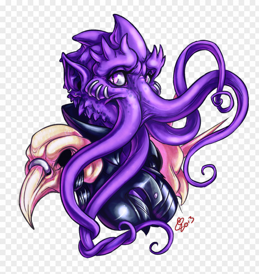 Flayers Octopus Cartoon Legendary Creature Font PNG