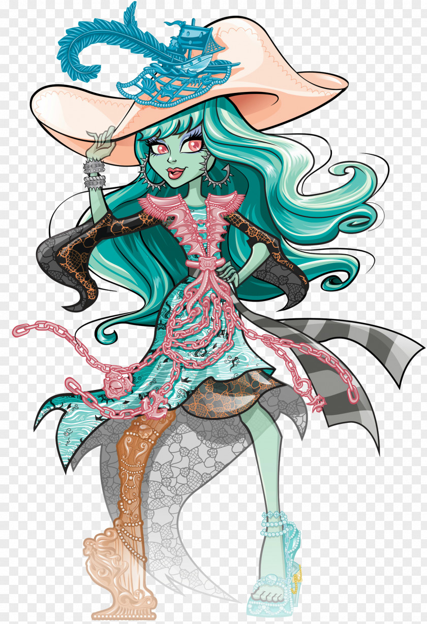 Monster Vandala Doubloons Ghoul High Sirena Von Boo Doll PNG