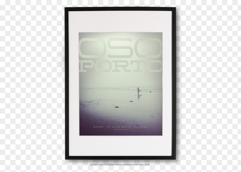 Surf Beach Picture Frames Square Meter Font PNG