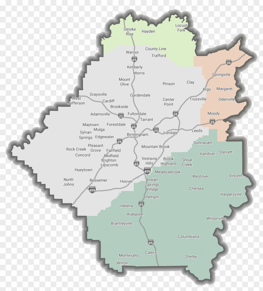Basemap Regional Planning Commission Of Greater Birmingham Metropolitan Organization Transportation PNG