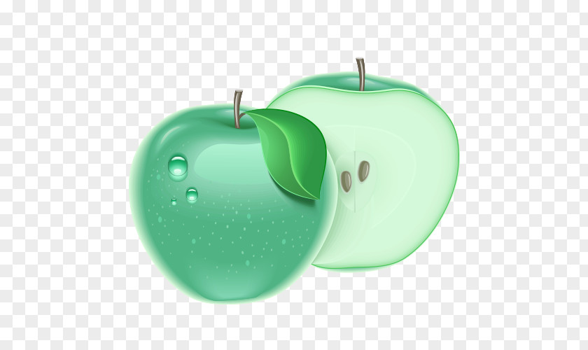 Cartoon Apples Apple Green Drawing Clip Art PNG