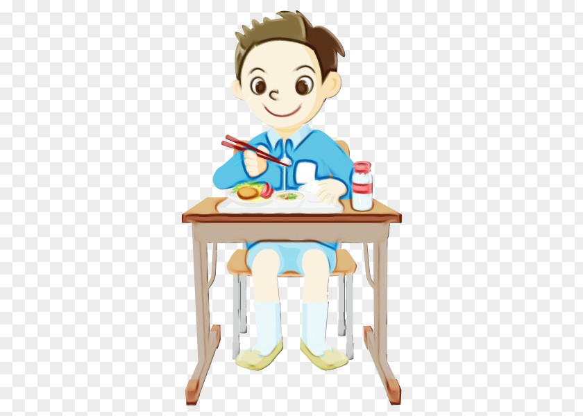 Cartoon School Meal Drawing Illustration PNG