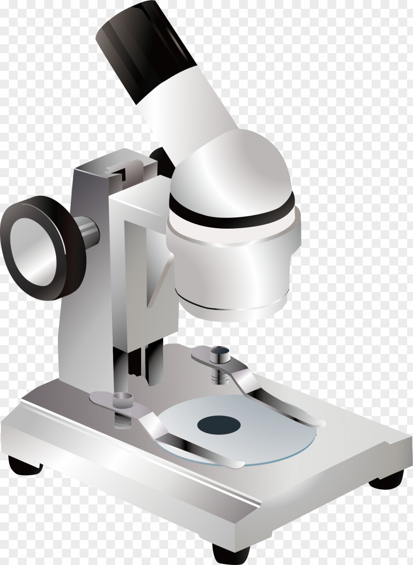 Microscope Vector Element Laboratory PNG