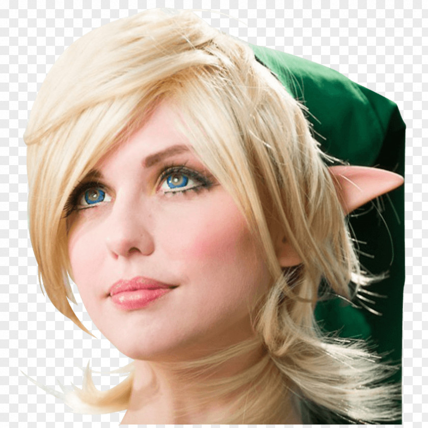 The Legend Of Zelda Link Wig Hairstyle Blond PNG
