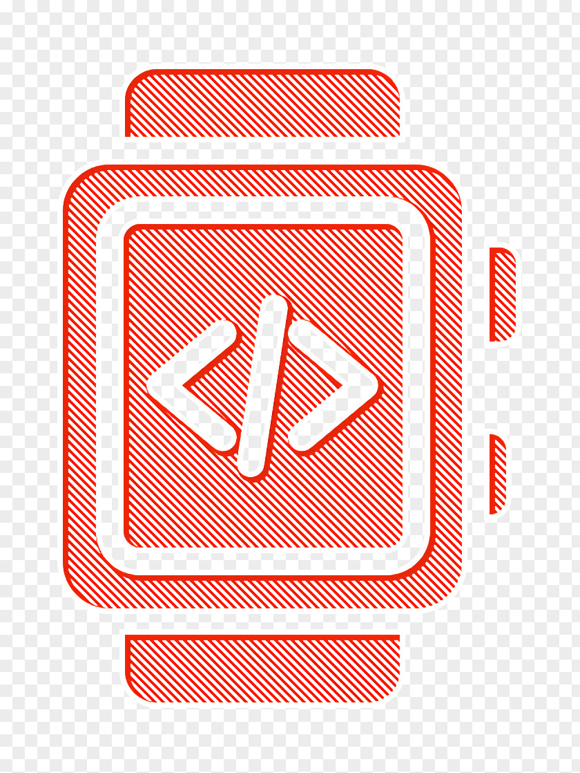 Smartwatch Icon Coding PNG