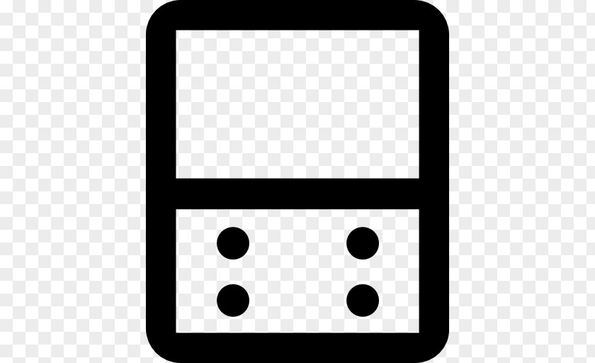 Black And White Rectangle Area PNG