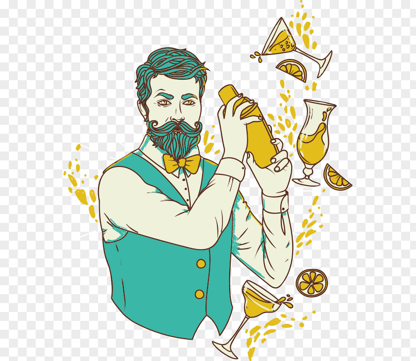 Cocktail Old Fashioned Bartender Clip Art PNG