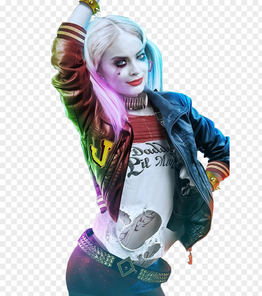 Margot Robbie Harley Quinn Joker Suicide Squad Fan Art PNG