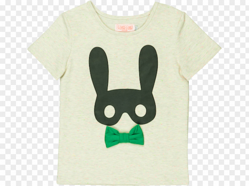 T-shirt Hare Green Sleeve Font PNG