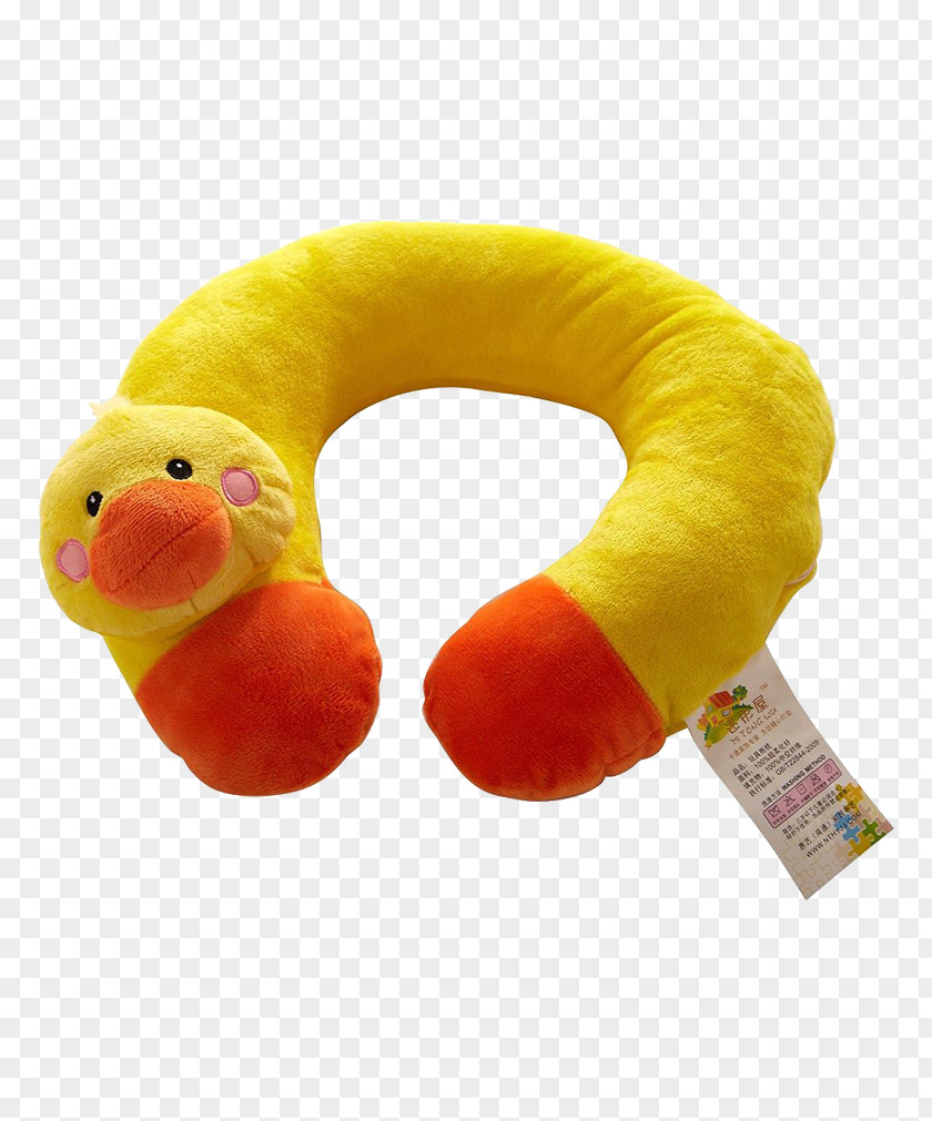 Yellow Duck U-pillow Little Project Pillow Icon PNG