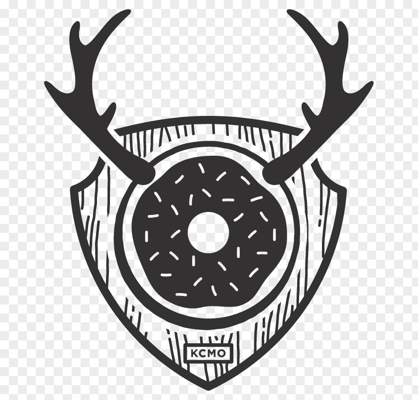 Doughnut Lounge Donuts Page Communications Deer Logo PNG