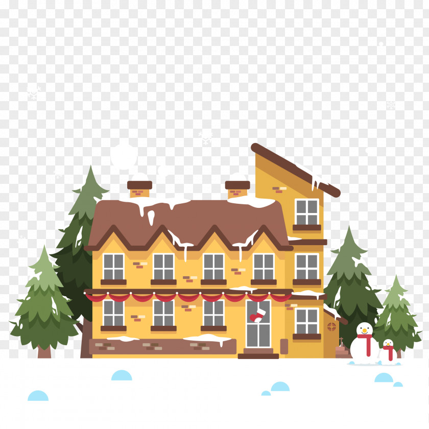 Hand Drawn House Facade Image Photography Design PNG