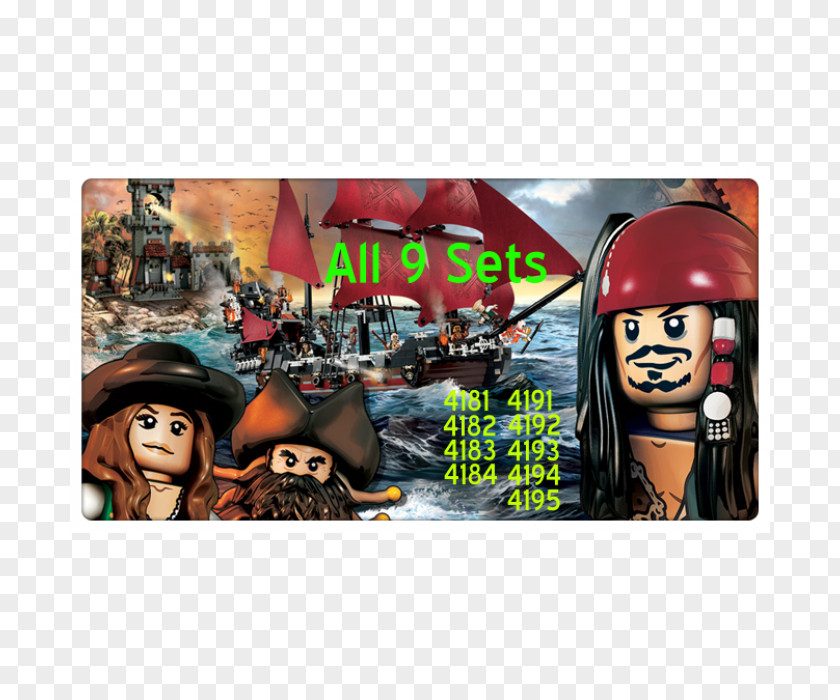Pirates Of The Caribbean Lego Caribbean: Video Game Jack Sparrow Queen Anne's Revenge At World's End PNG