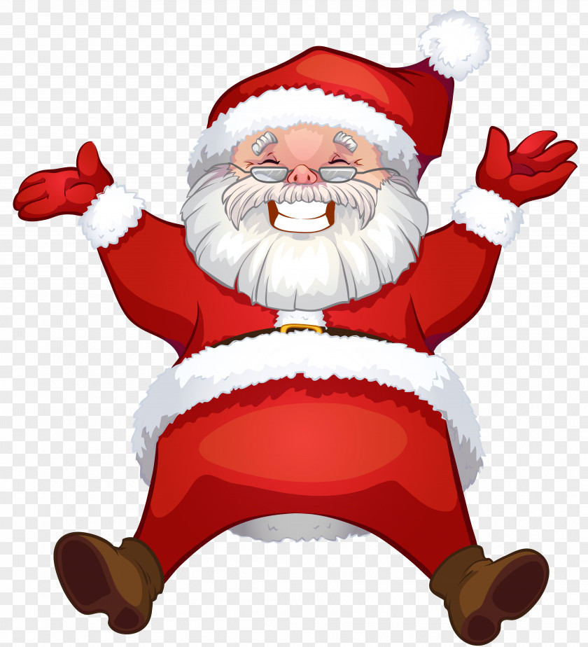 Transparent Santa Claus Clipart Rudolph Mrs. Clip Art PNG