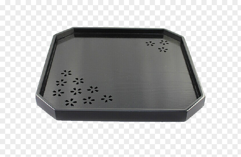Cherry Black Tray Rectangle PNG