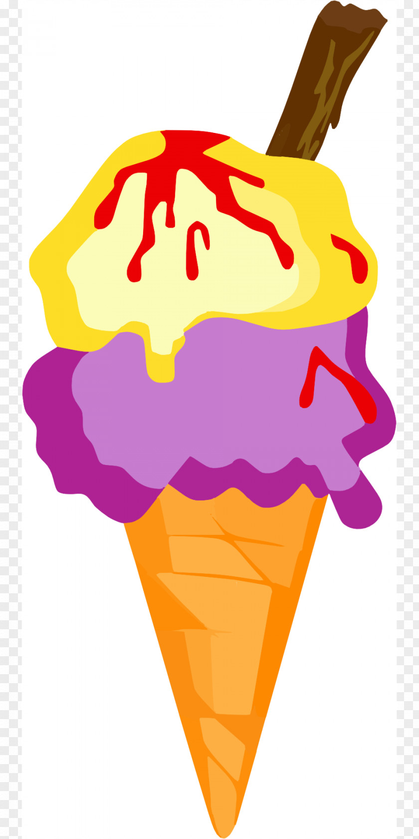 Ice Cream Cones Drawing Clip Art PNG