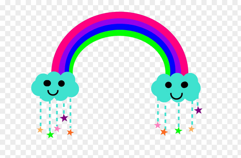 Rainbow Drawing Clip Art PNG