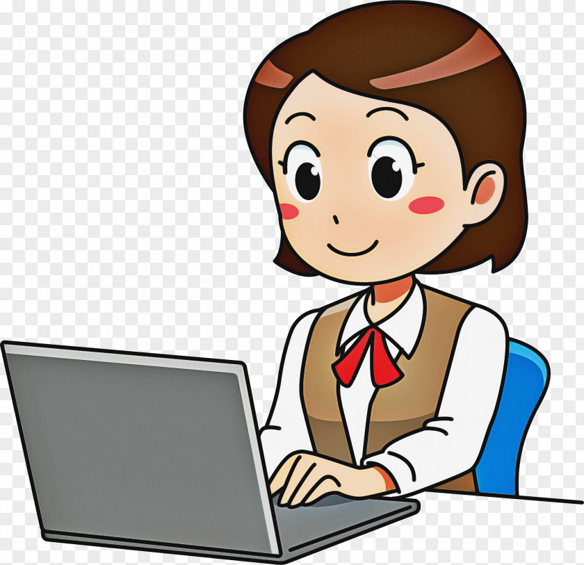 Secretary Reading Cartoon Job Clip Art Learning Call Centre PNG