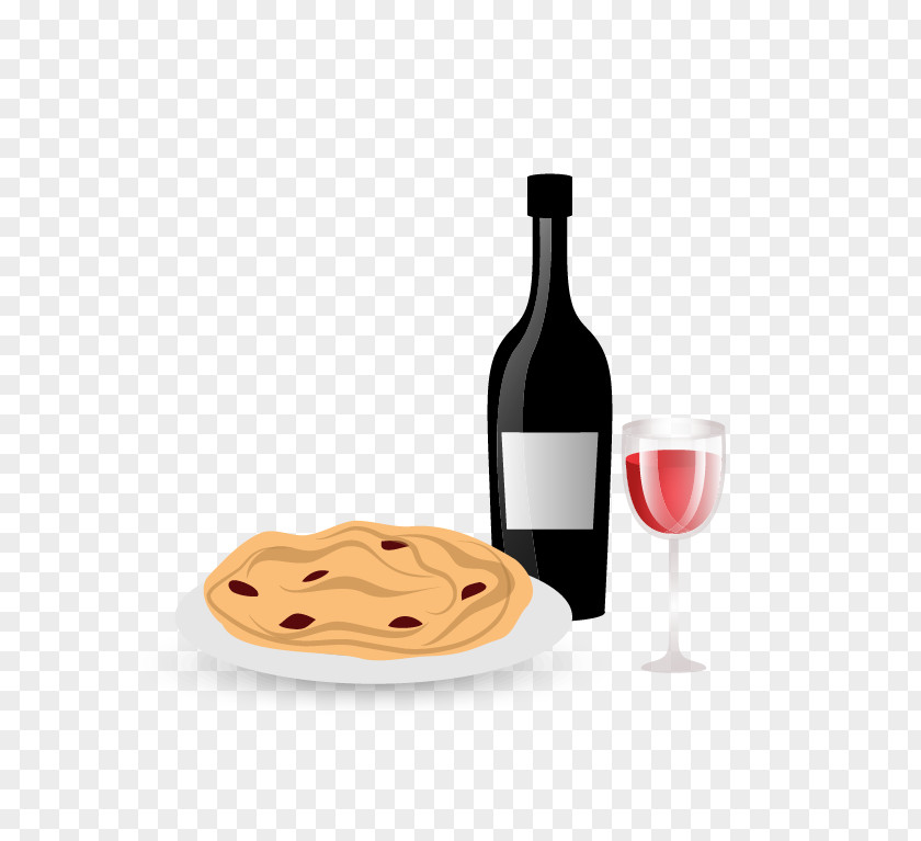 Wine Food Vector Red PNG
