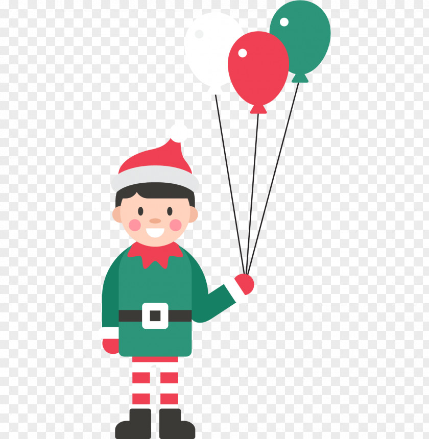 After Christmas Shopping Day Santa Claus Image Child PNG