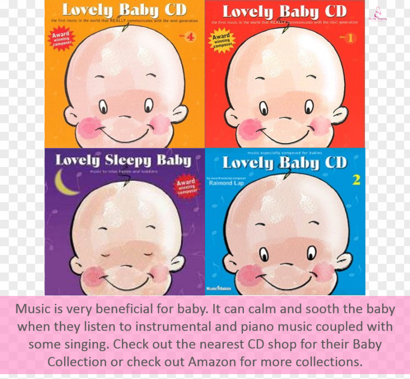 Baby Songs Infant Compact Disc Toddler Fetus Smile PNG
