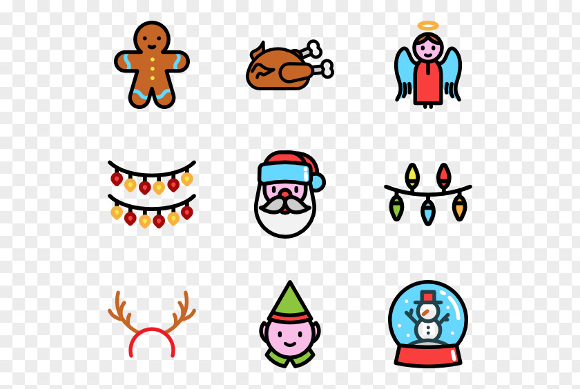 Christmas Posters Element Emoticon Clip Art PNG