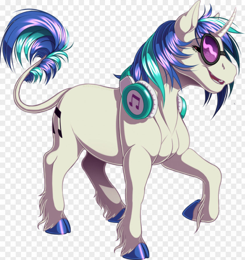 Dj Pon3 DeviantArt Unicorn Disc Jockey PNG