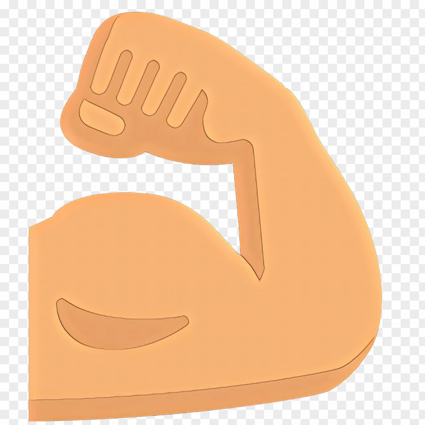 Ear Hand Background Orange PNG