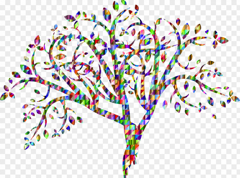 Leaf Branches Tree Abstract Art Silhouette Clip PNG